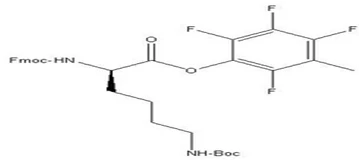 Fmoc-D-Lys(Boc)-OPfp