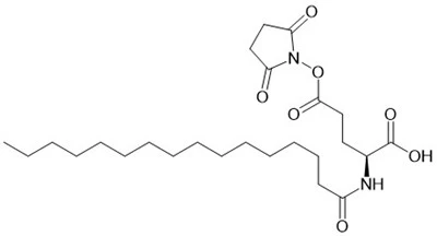 Palmitoyl-Glu(OSu)-OH CAS 294855-91-7